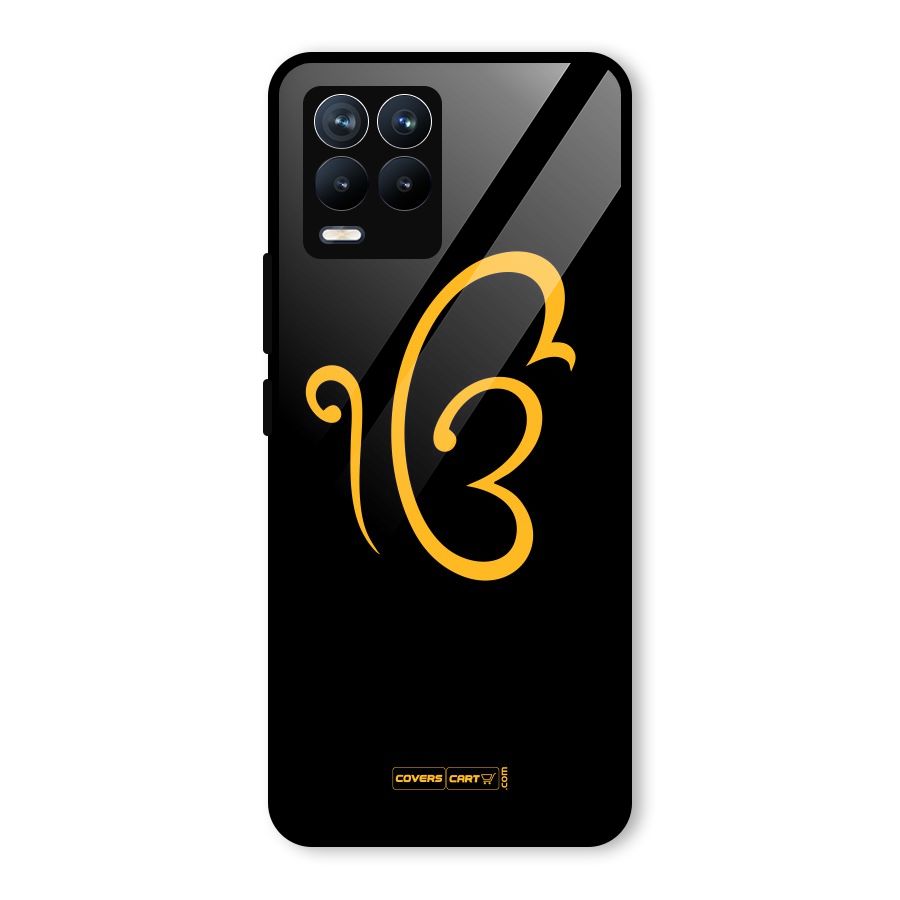 Ik Onkar Glass Back Case for Realme 8