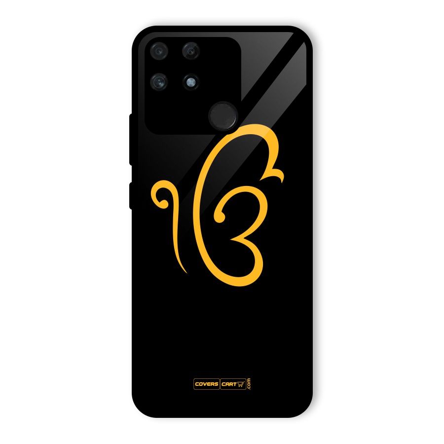 Ik Onkar Glass Back Case for Realme Narzo 50A
