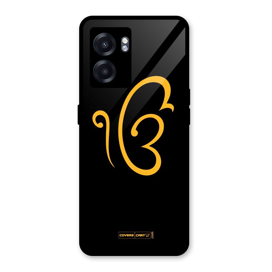 Ik Onkar Glass Back Case for Realme Narzo 50 5G