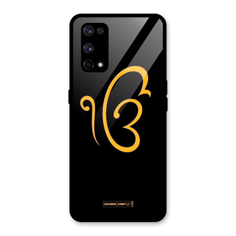 Ik Onkar Glass Back Case for Realme X7 Pro