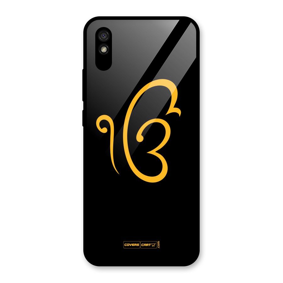 Ik Onkar Glass Back Case for Redmi 9A