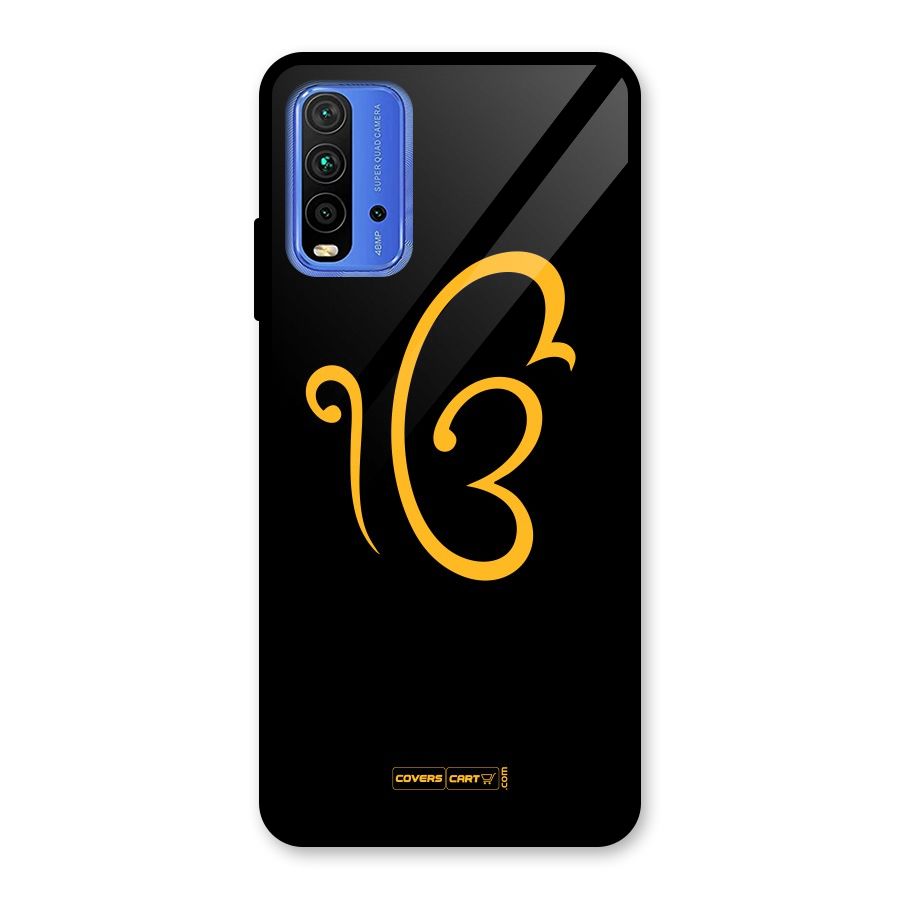 Ik Onkar Glass Back Case for Redmi 9 Power
