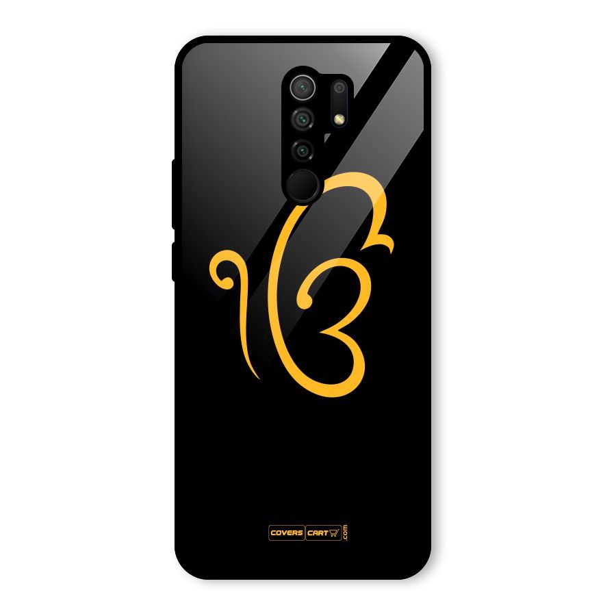 Ik Onkar Glass Back Case for Redmi 9 Prime