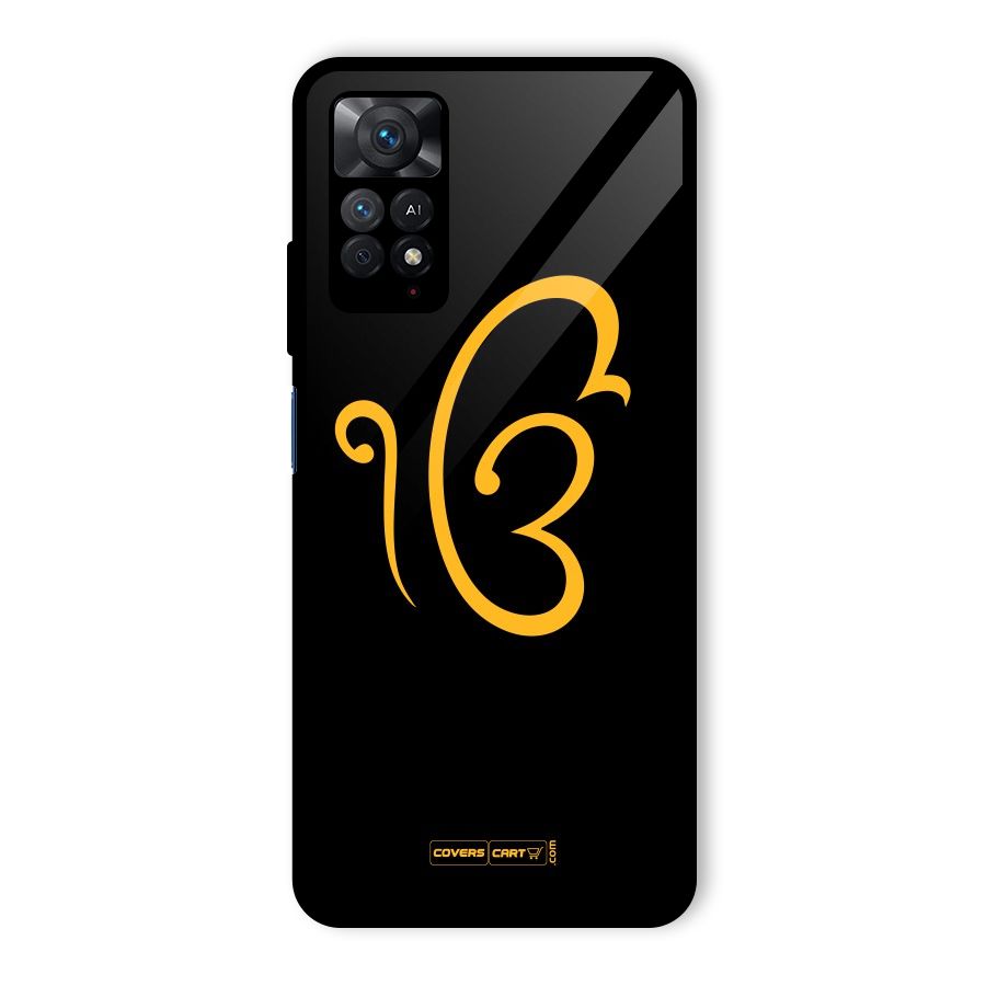 Ik Onkar Glass Back Case for Redmi Note 11 Pro