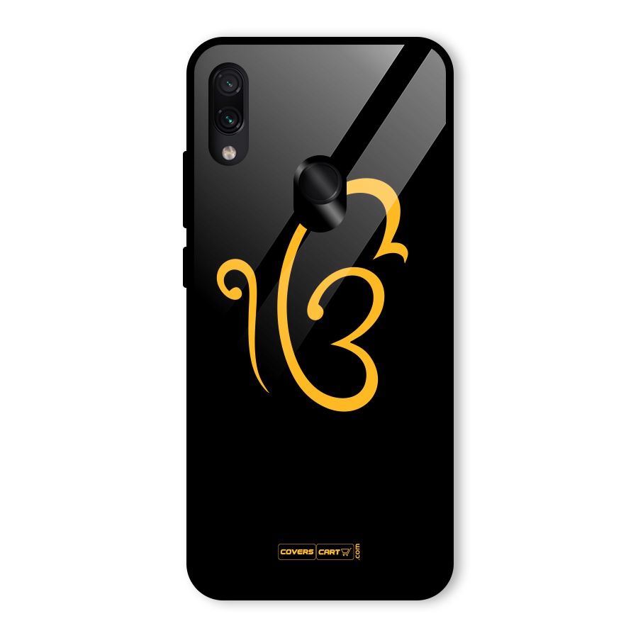 Ik Onkar Glass Back Case for Redmi Note 7S