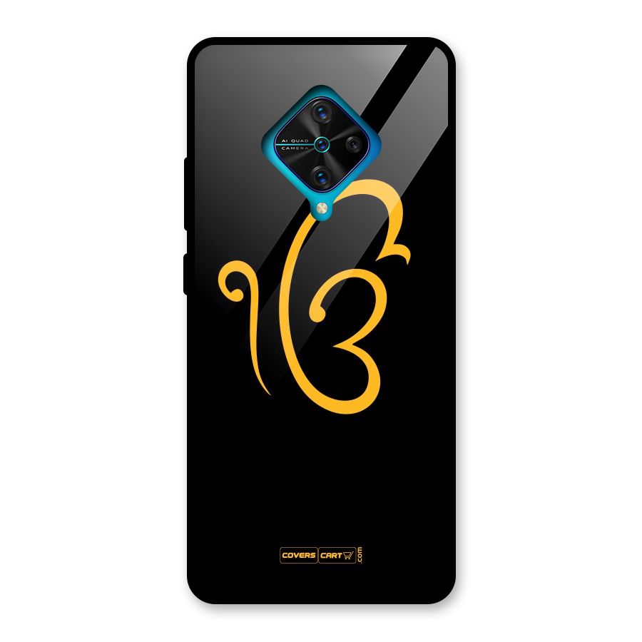 Ik Onkar Glass Back Case for Vivo S1 Pro