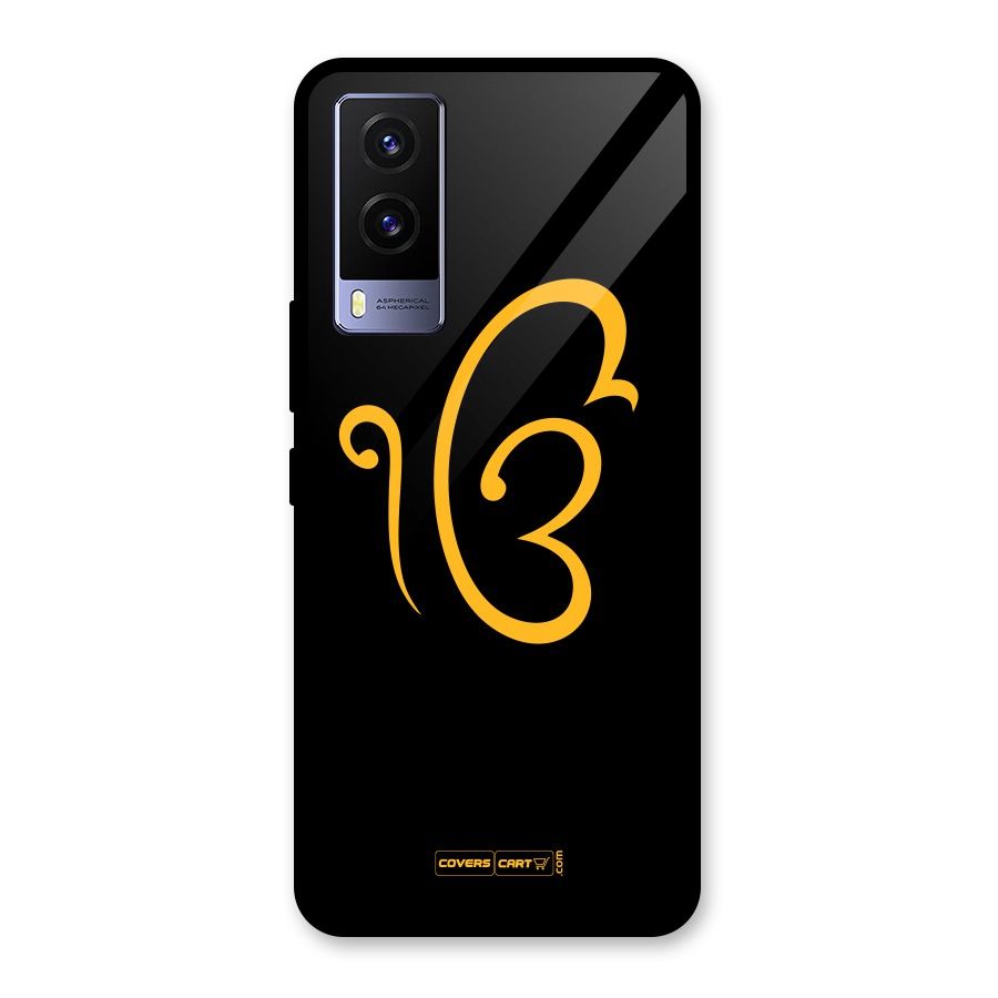 Ik Onkar Glass Back Case for Vivo V21e 5G