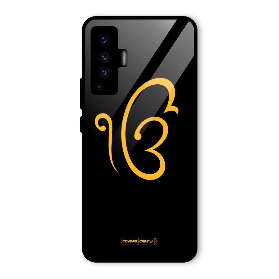 Ik Onkar Glass Back Case for Vivo X50