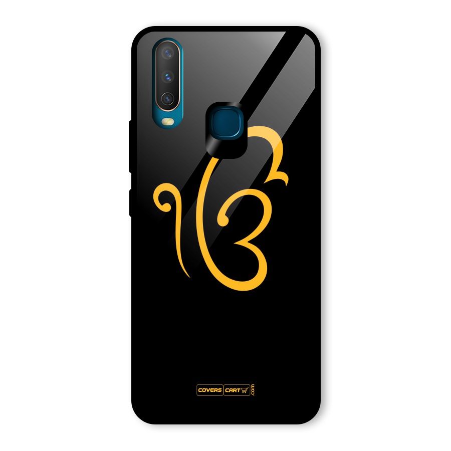 Ik Onkar Glass Back Case for Vivo Y12