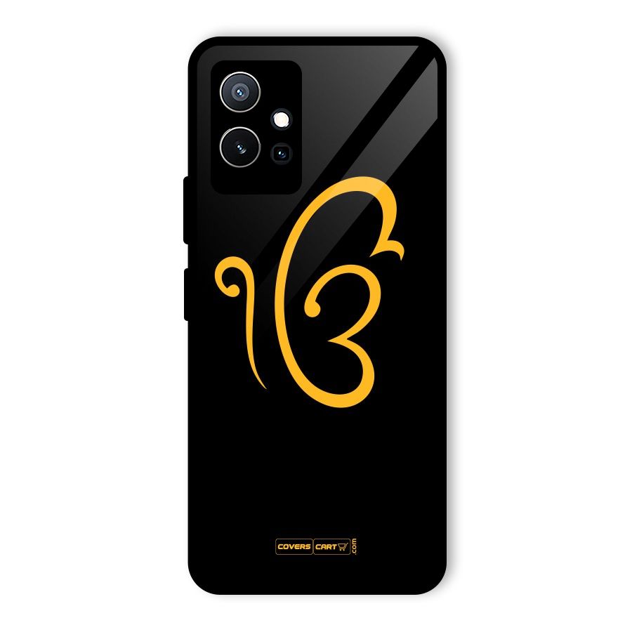 Ik Onkar Glass Back Case for Vivo Y75 5G