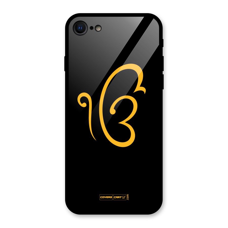 Ik Onkar Glass Back Case for iPhone SE 2022
