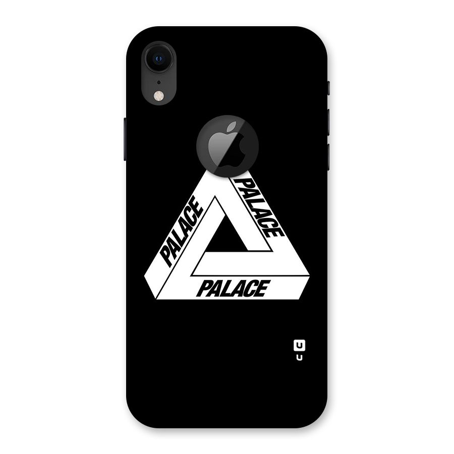 Impossible Triangle Palace Back Case for iPhone XR Logo Cut