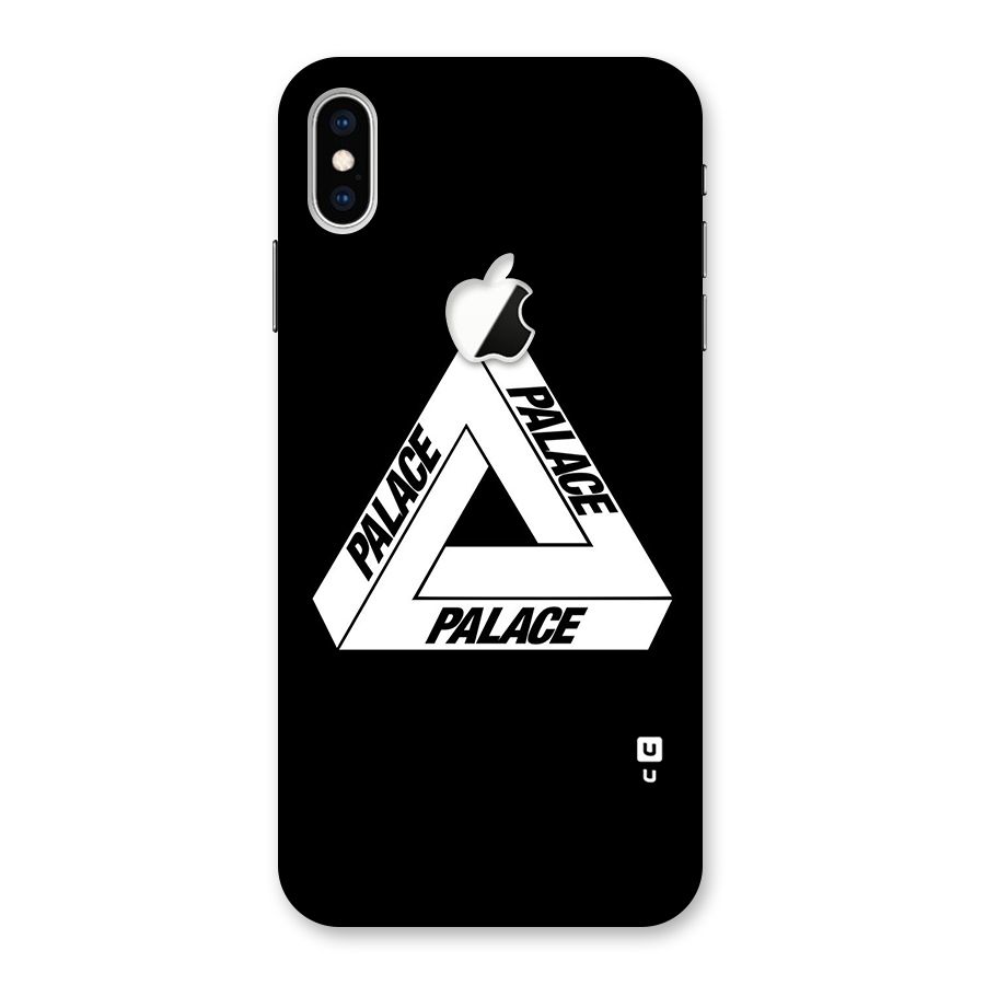 Impossible Triangle Palace Back Case for iPhone XS Max Apple Cut