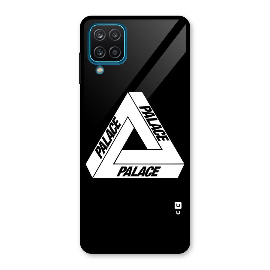 Impossible Triangle Palace Glass Back Case for Galaxy A12