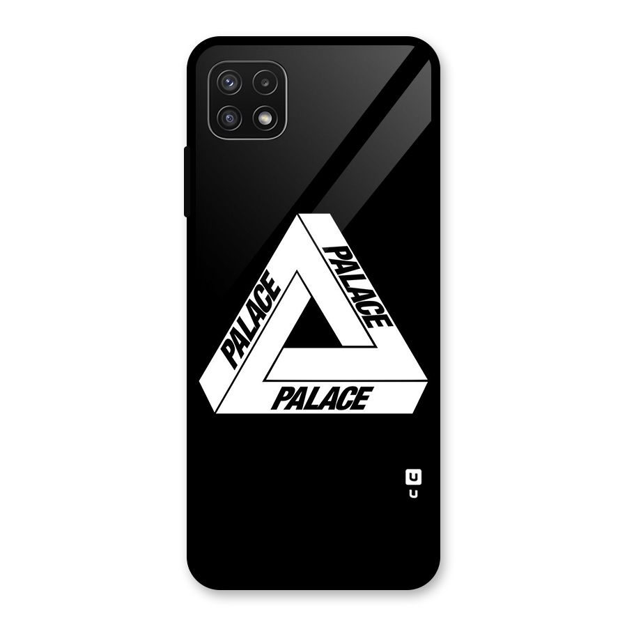 Impossible Triangle Palace Glass Back Case for Galaxy A22 5G