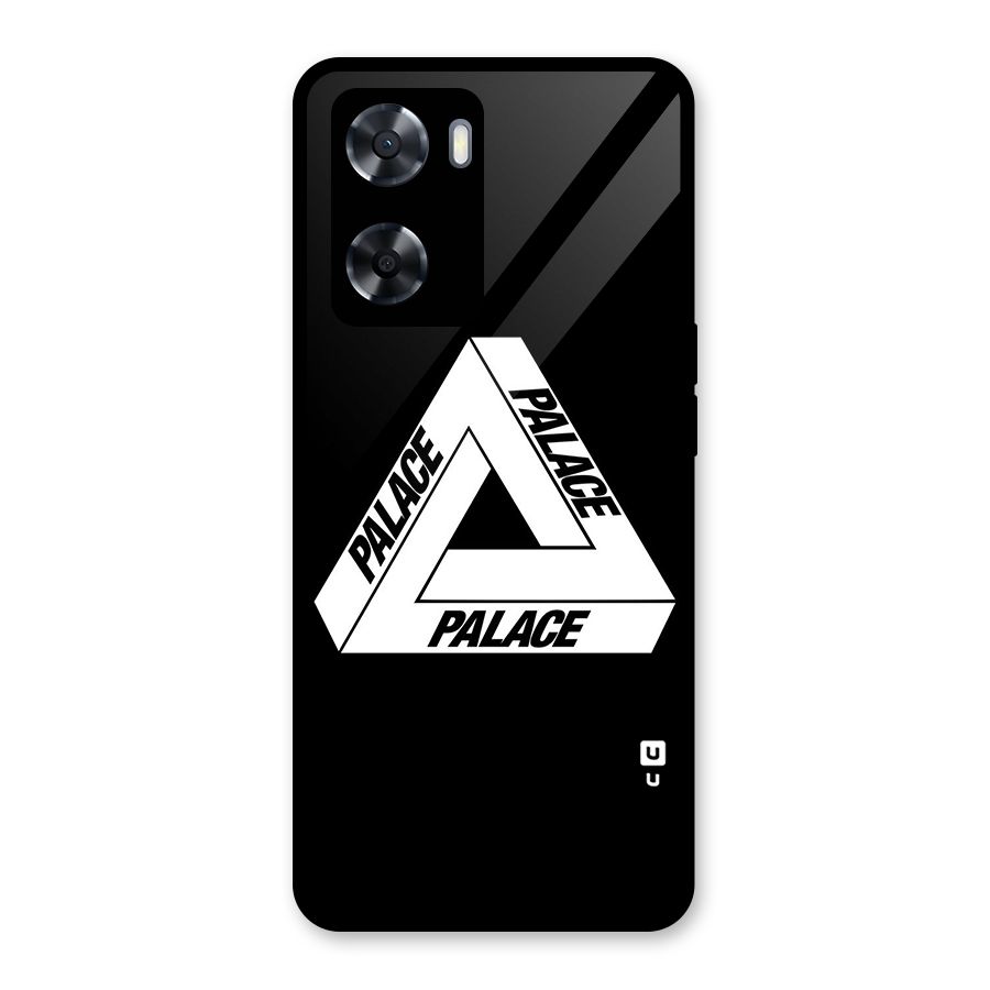 Impossible Triangle Palace Glass Back Case for Oppo A57 2022
