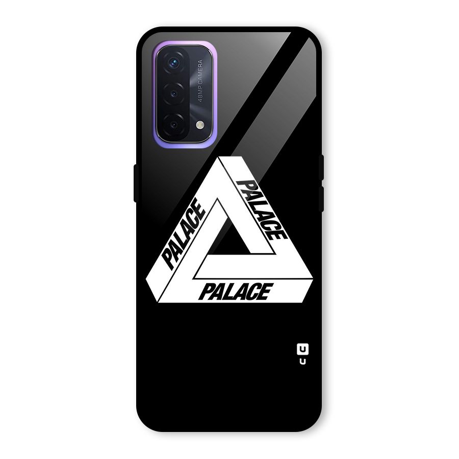 Impossible Triangle Palace Glass Back Case for Oppo A74 5G