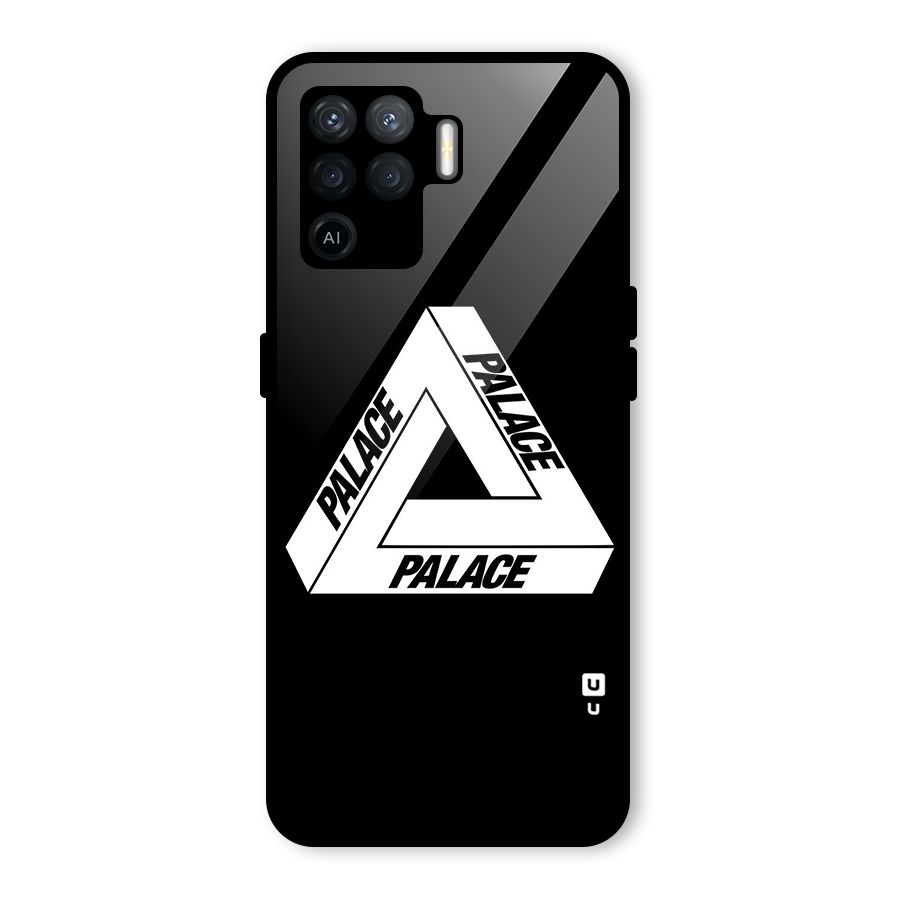 Impossible Triangle Palace Glass Back Case for Oppo F19 Pro