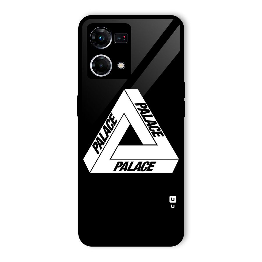 Impossible Triangle Palace Glass Back Case for Oppo F21s Pro 4G