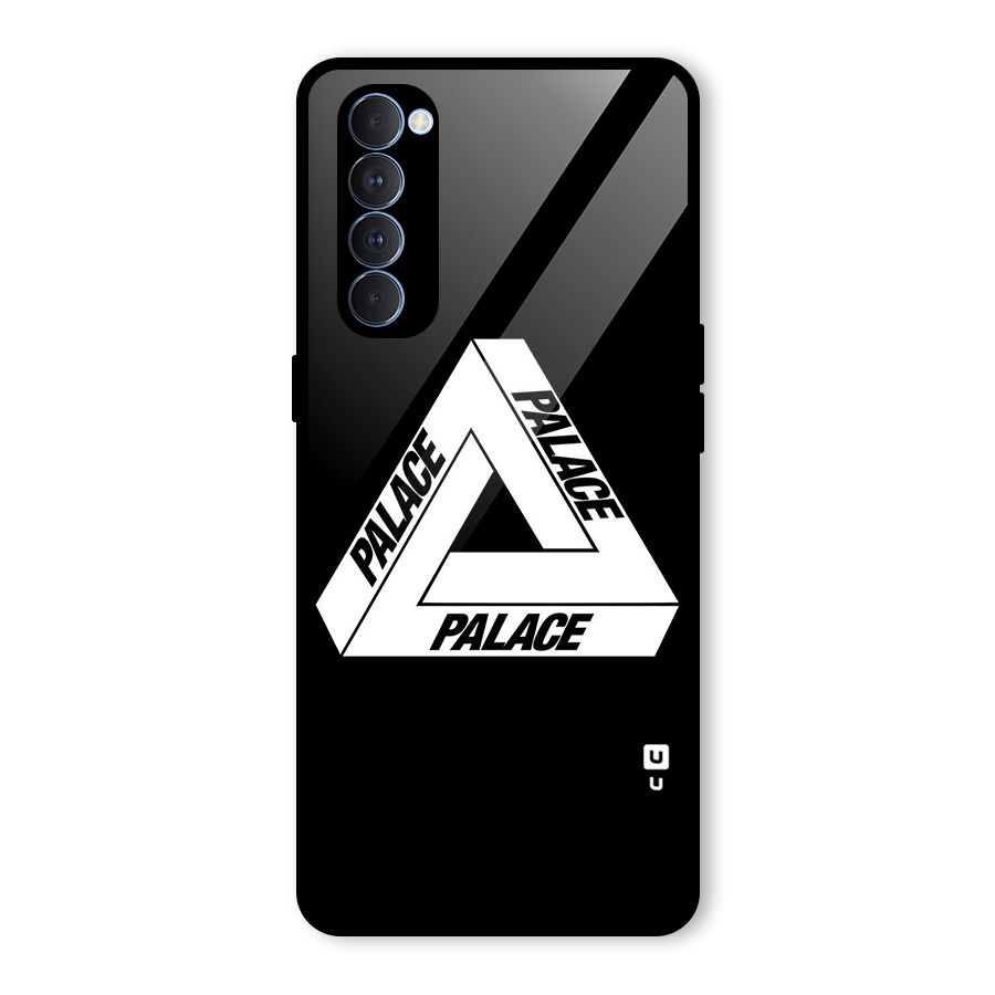 Impossible Triangle Palace Glass Back Case for Oppo Reno4 Pro