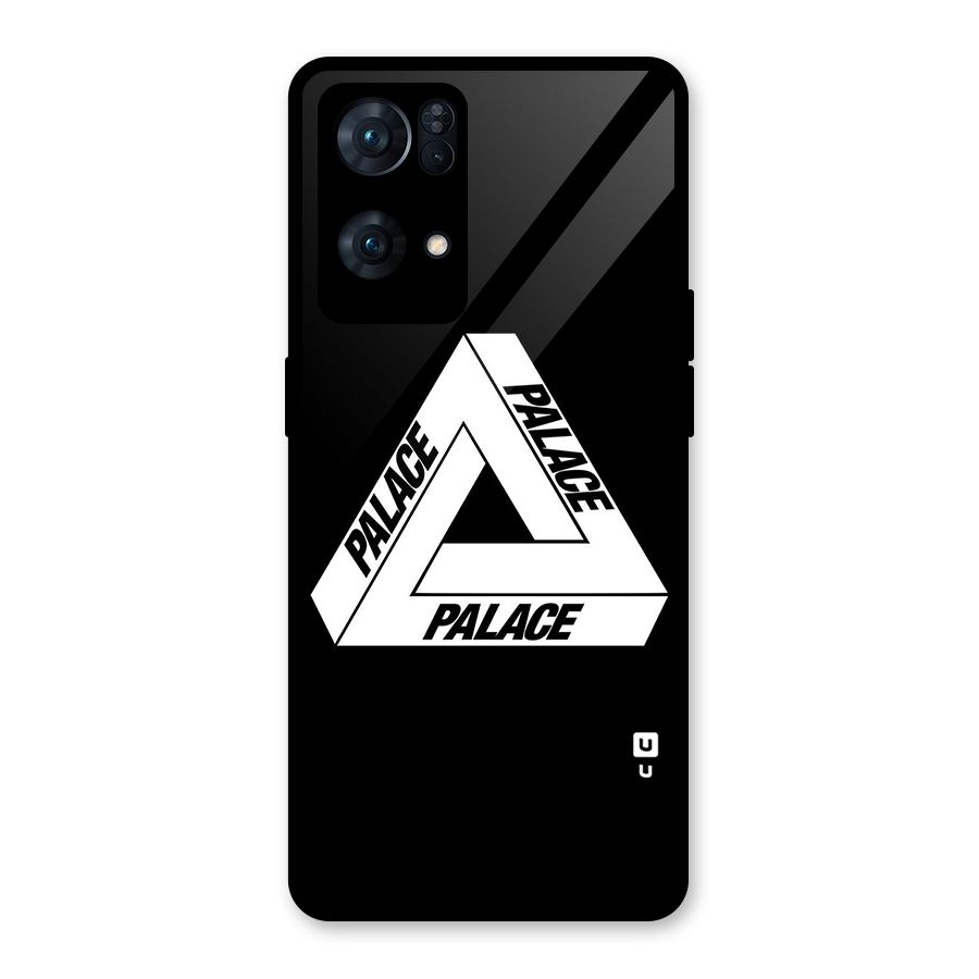 Impossible Triangle Palace Glass Back Case for Oppo Reno7 Pro 5G