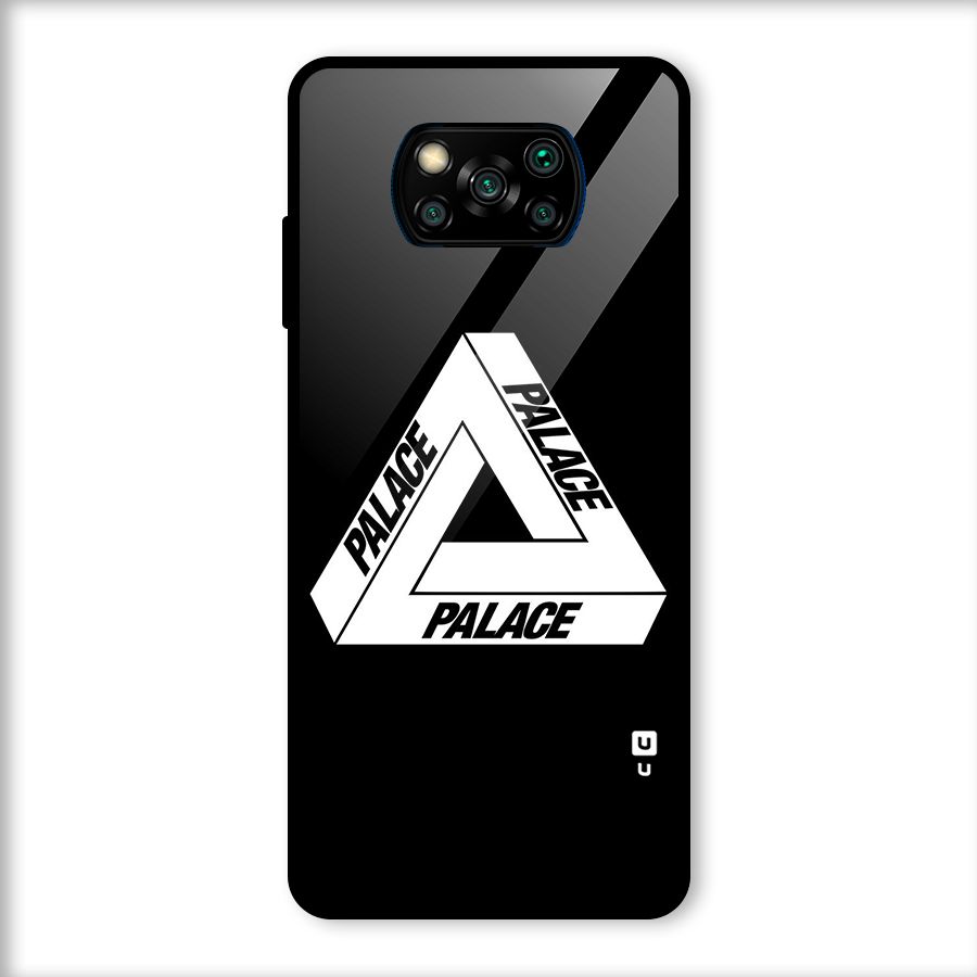 Impossible Triangle Palace Glass Back Case for Poco X3