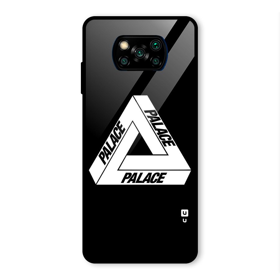 Impossible Triangle Palace Glass Back Case for Poco X3 Pro