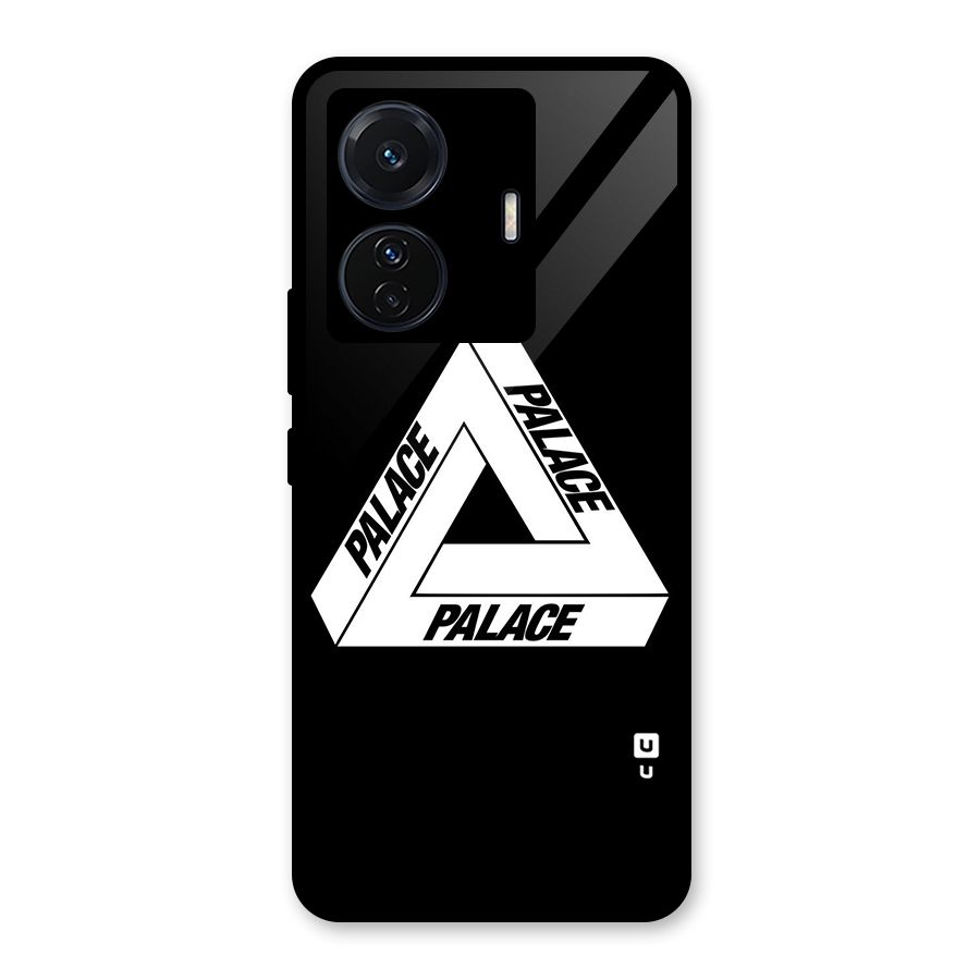 Impossible Triangle Palace Glass Back Case for Vivo T1 Pro