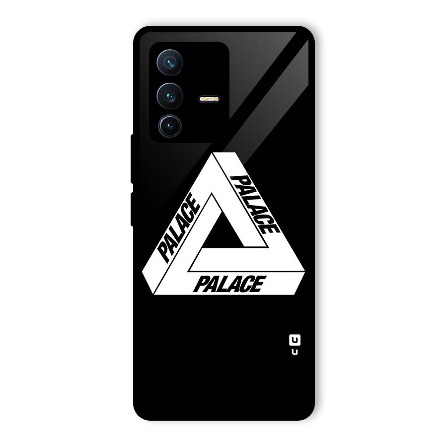 Impossible Triangle Palace Glass Back Case for Vivo V23 Pro
