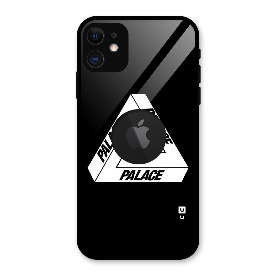 Impossible Triangle Palace Glass Back Case for iPhone 11 Logo Cut