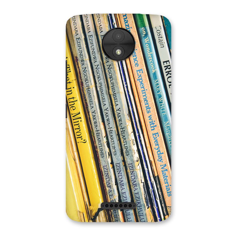 In Love with Books Back Case for Moto C