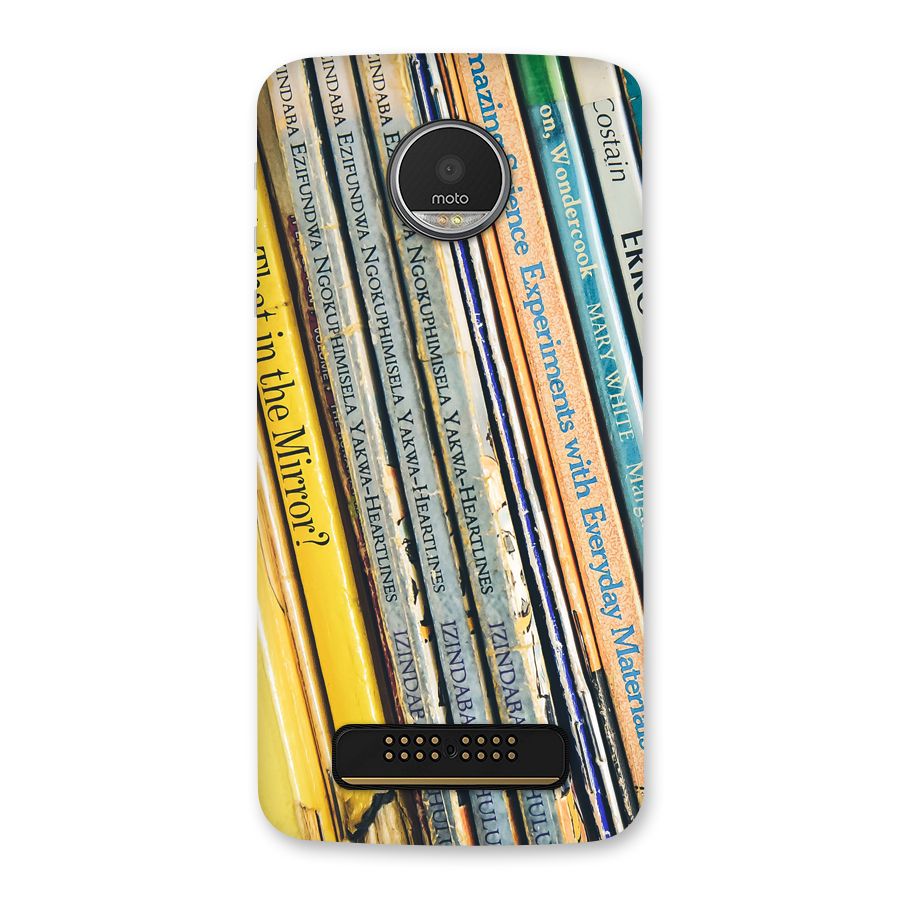 In Love with Books Back Case for Moto Z Play