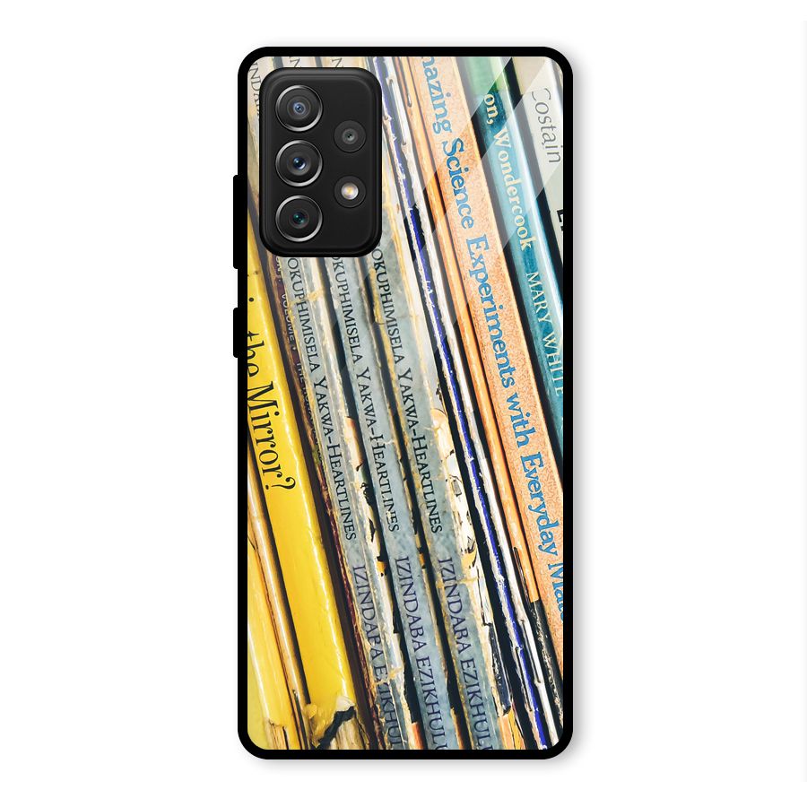 In Love with Books Glass Back Case for Galaxy A72