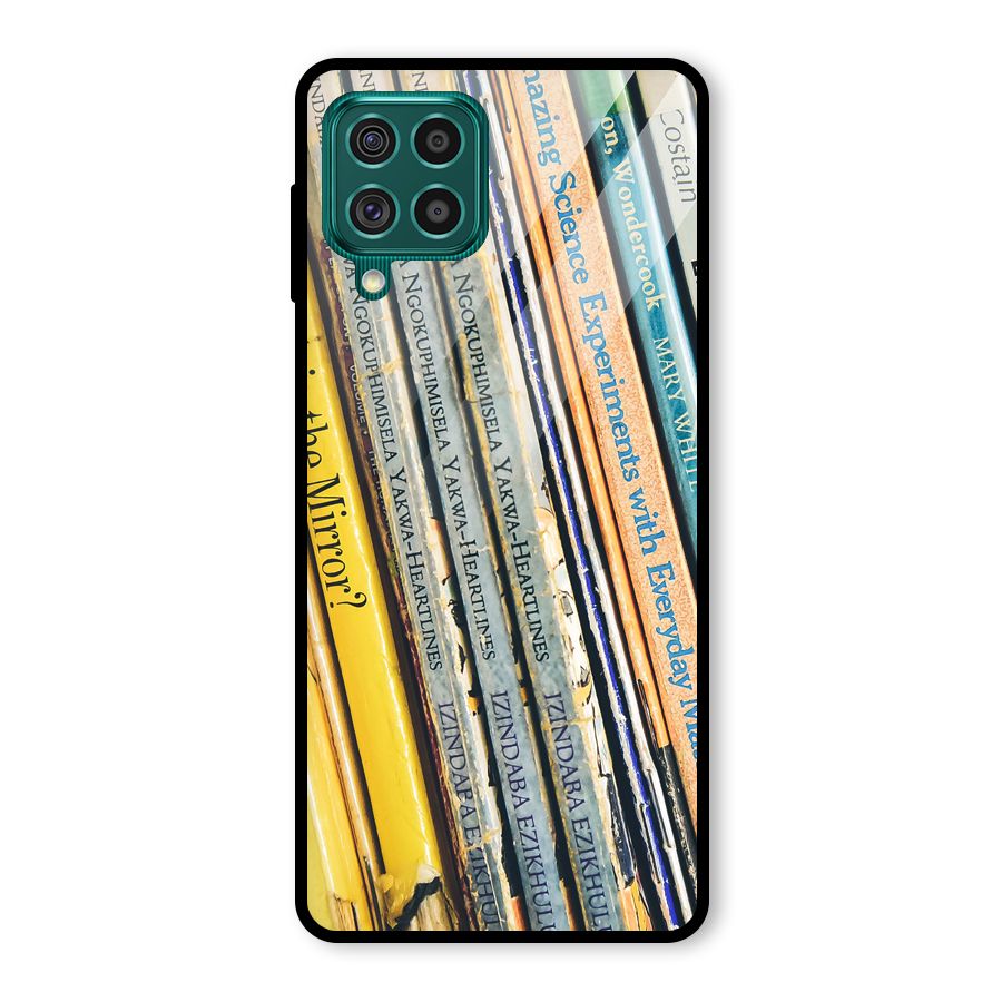 In Love with Books Glass Back Case for Galaxy F62