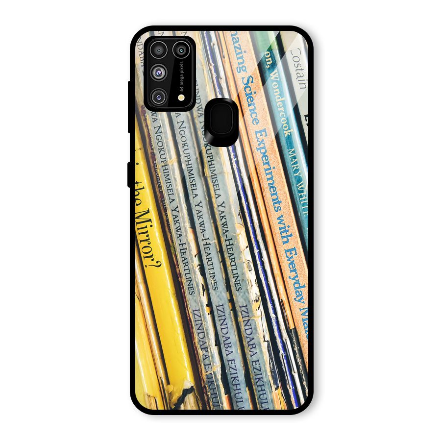 In Love with Books Glass Back Case for Galaxy M31