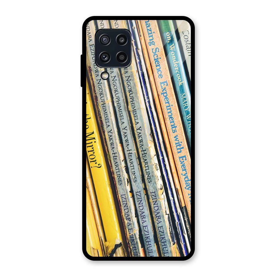 In Love with Books Glass Back Case for Galaxy M32