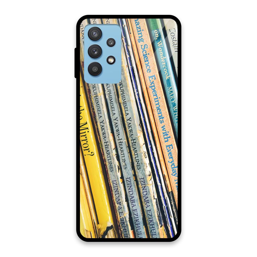 In Love with Books Glass Back Case for Galaxy M32 5G