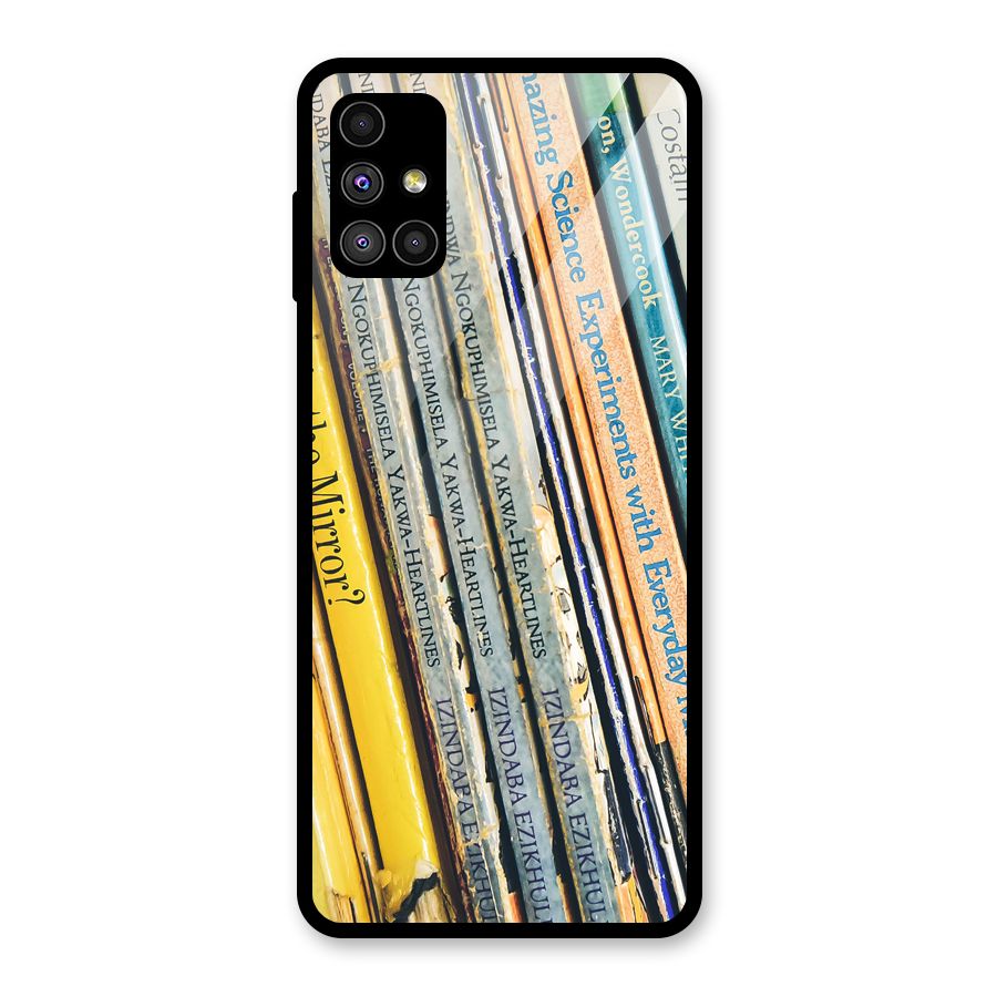 In Love with Books Glass Back Case for Galaxy M51