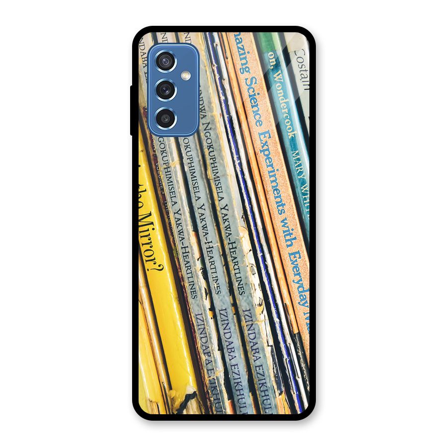 In Love with Books Glass Back Case for Galaxy M52 5G