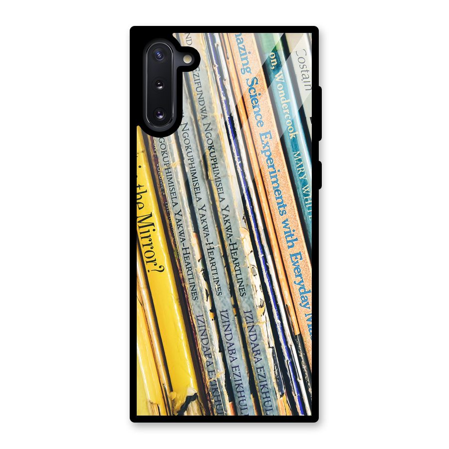 In Love with Books Glass Back Case for Galaxy Note 10