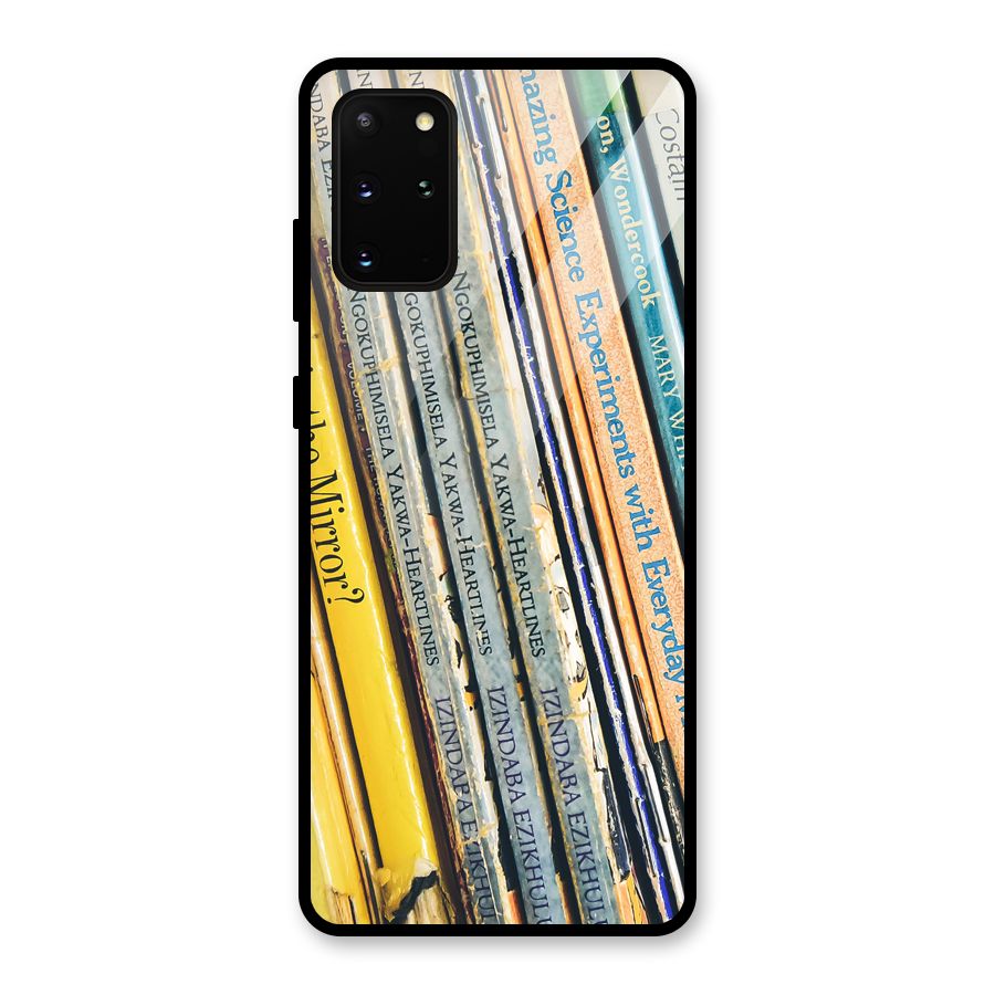 In Love with Books Glass Back Case for Galaxy S20 Plus
