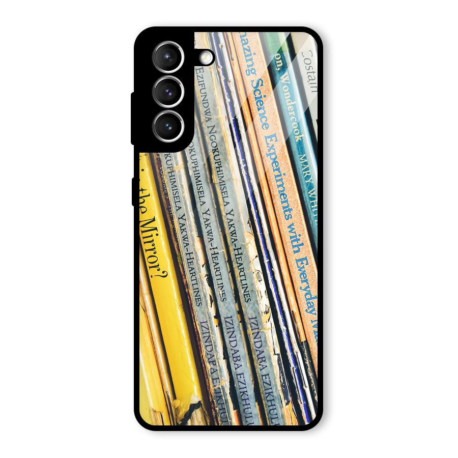 In Love with Books Glass Back Case for Galaxy S21 5G
