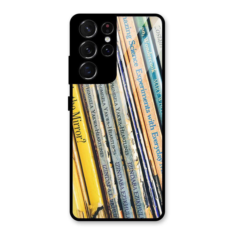 In Love with Books Glass Back Case for Galaxy S21 Ultra 5G