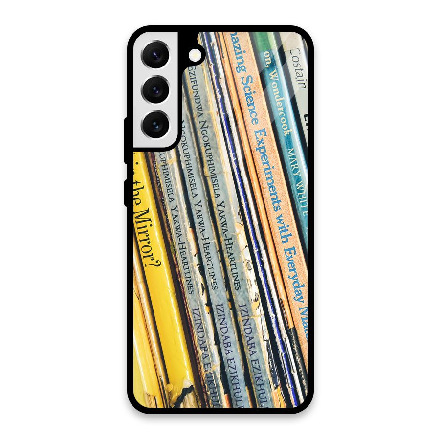 In Love with Books Glass Back Case for Galaxy S22 Plus 5G