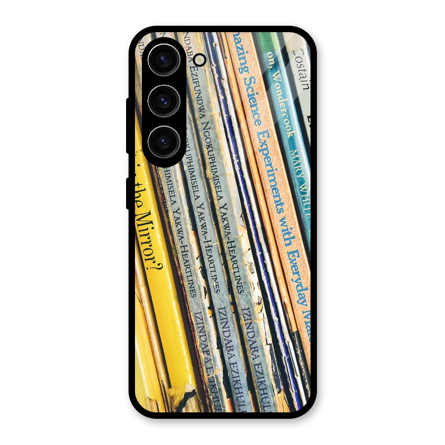 In Love with Books Glass Back Case for Galaxy S23