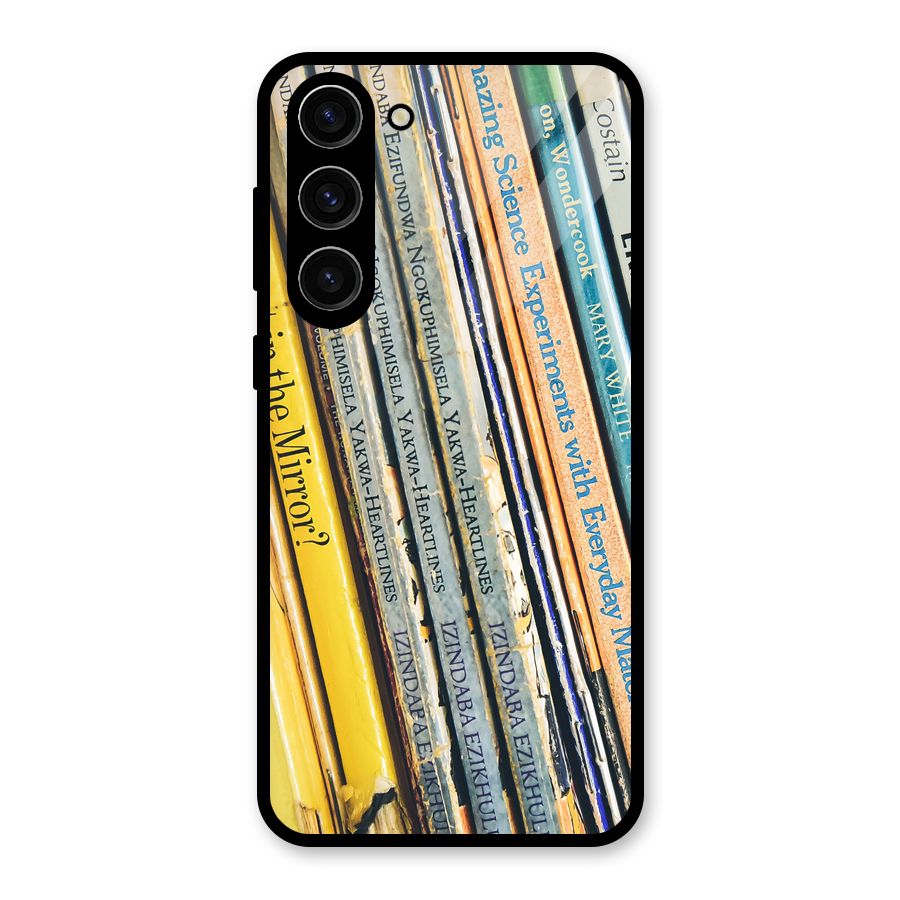 In Love with Books Glass Back Case for Galaxy S23 Plus