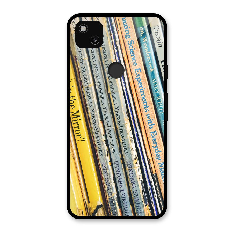In Love with Books Glass Back Case for Google Pixel 4a