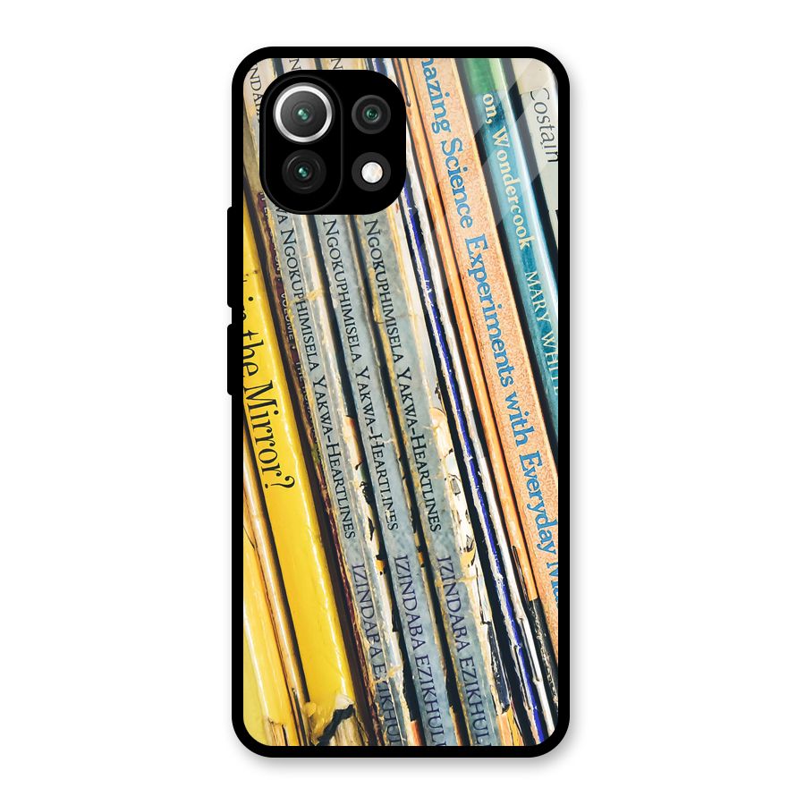 In Love with Books Glass Back Case for Mi 11 Lite NE 5G