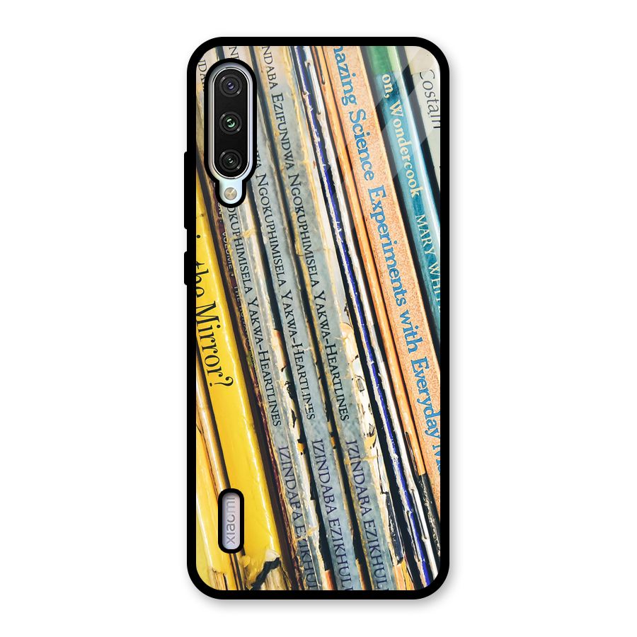 In Love with Books Glass Back Case for Mi A3