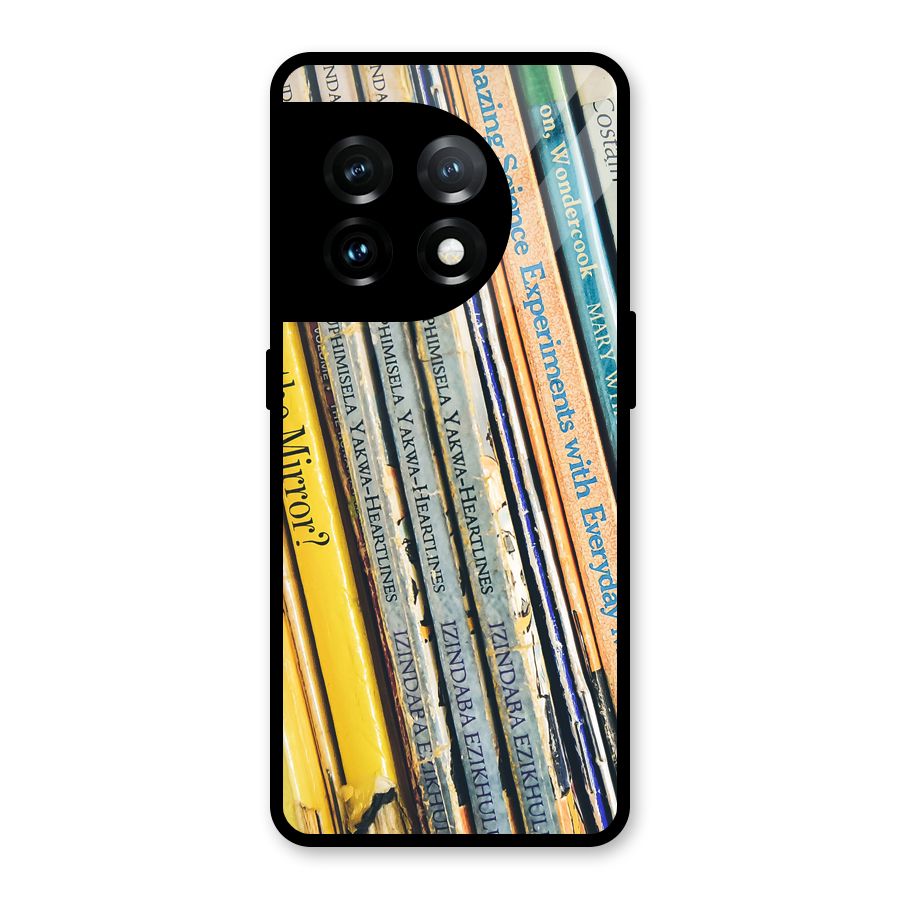 In Love with Books Glass Back Case for OnePlus 11